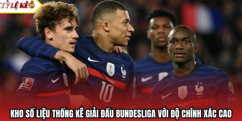 Kho số liệu thống kê giải đấu Bundesliga với độ chính xác cao